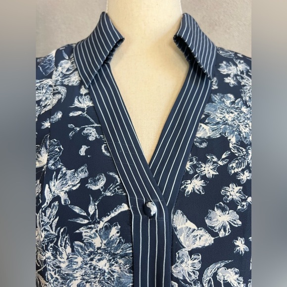 Alice + Olivia Conner Roll-Sleeve Handkerchief Shirtdress - Picture 7 of 9